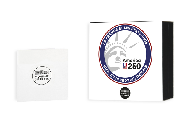Americká nezávislost 2026 - 250. výročí, zlatá mince v etuji, 1/4 oz