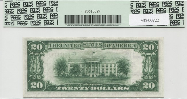 20 Dollars 1929 (Jackson)