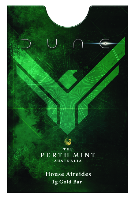 Zlatý slitek Duna - rod Atreidů, The Perth Mint, 1 g